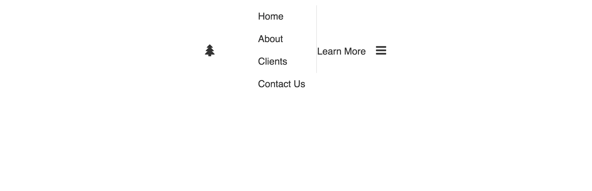 Navigation Header with Flexbox