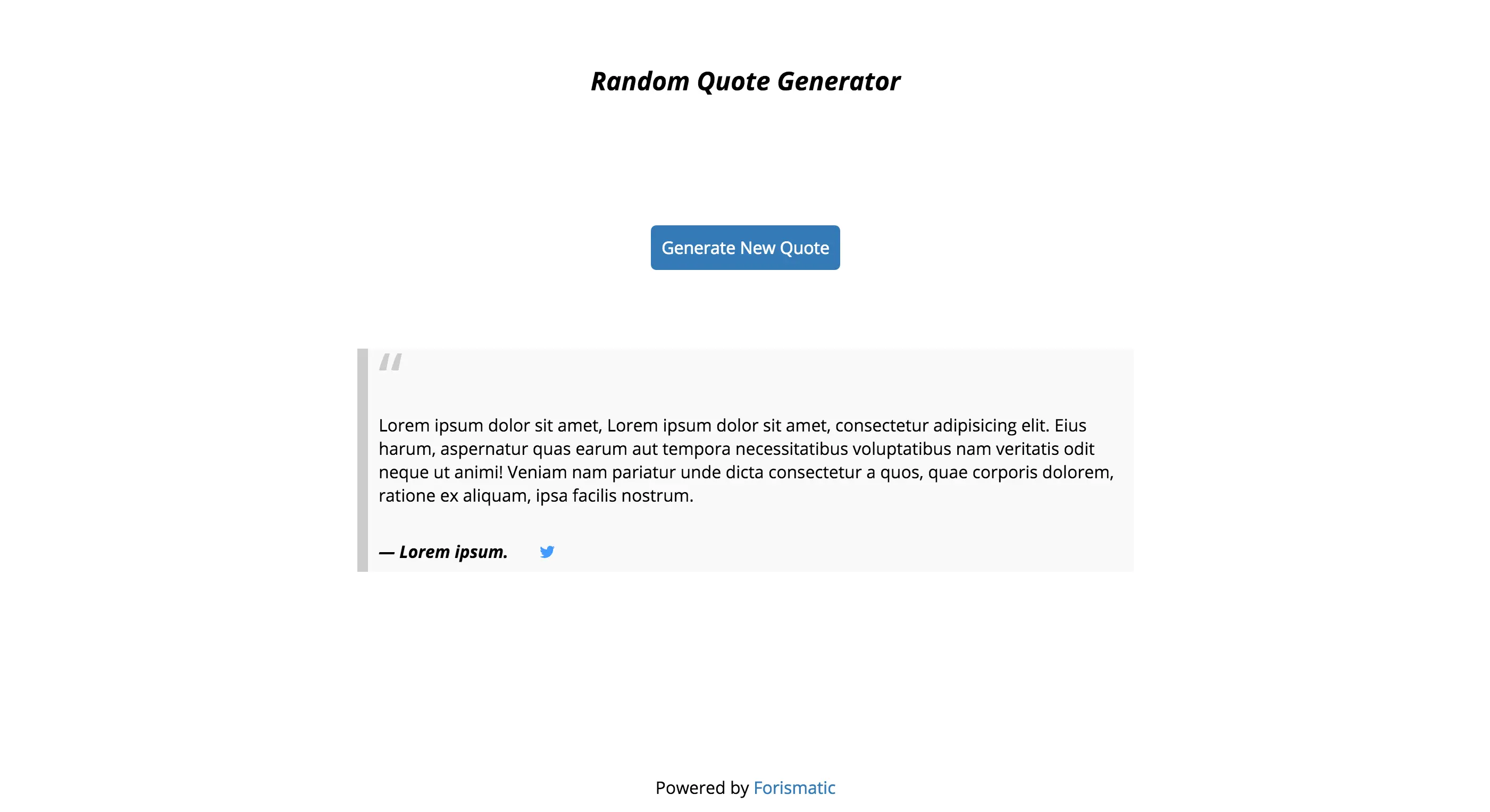 Random Quote Part II